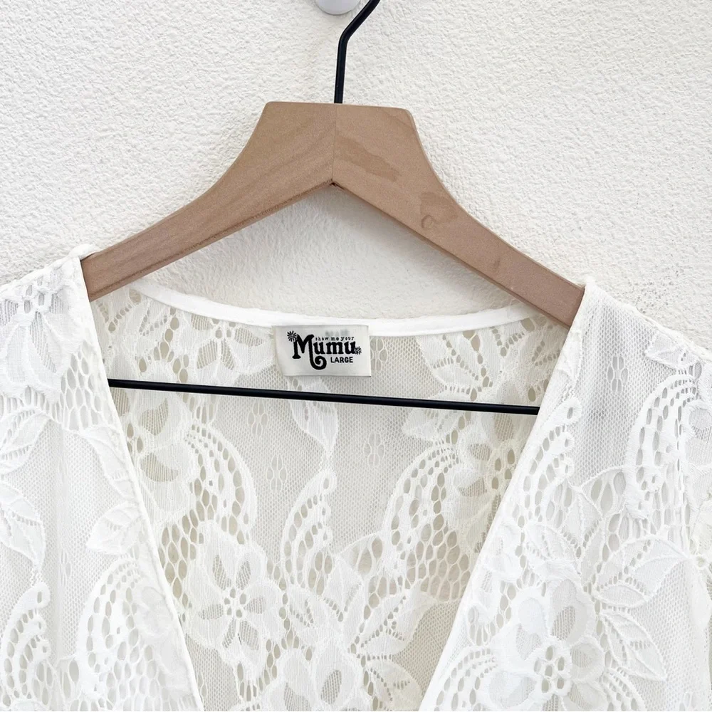 Show Me Your Mumu Lace Roxy Romper Size Large - Picture 4 of 8